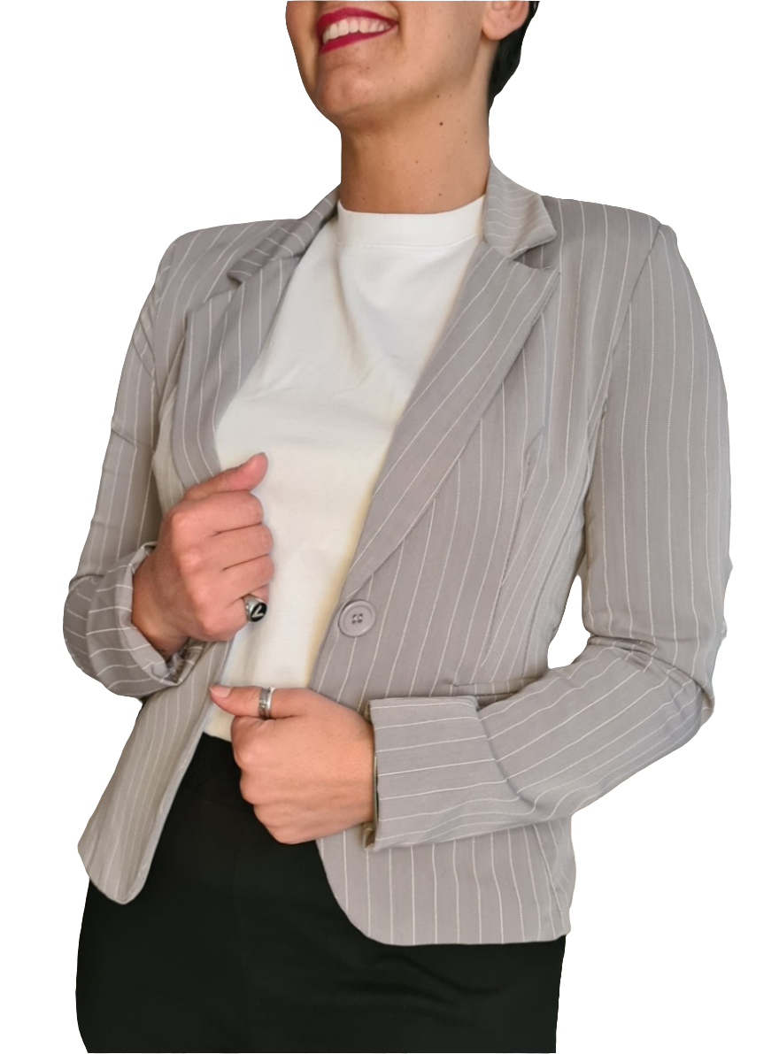 Blazer gessato